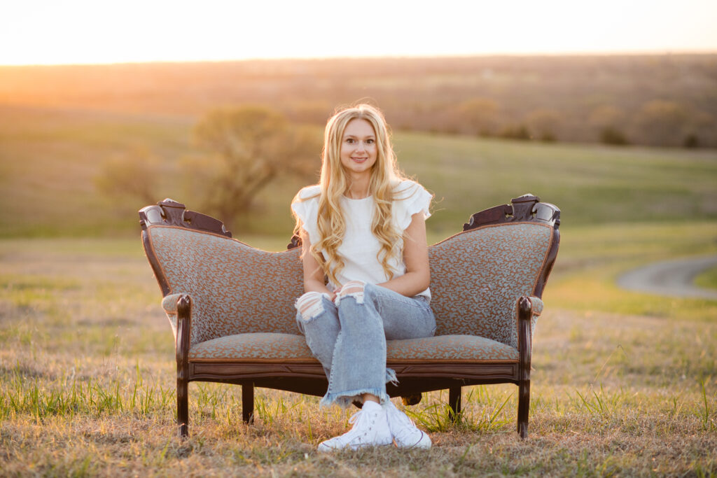 Outdoor senior photography in North Texas