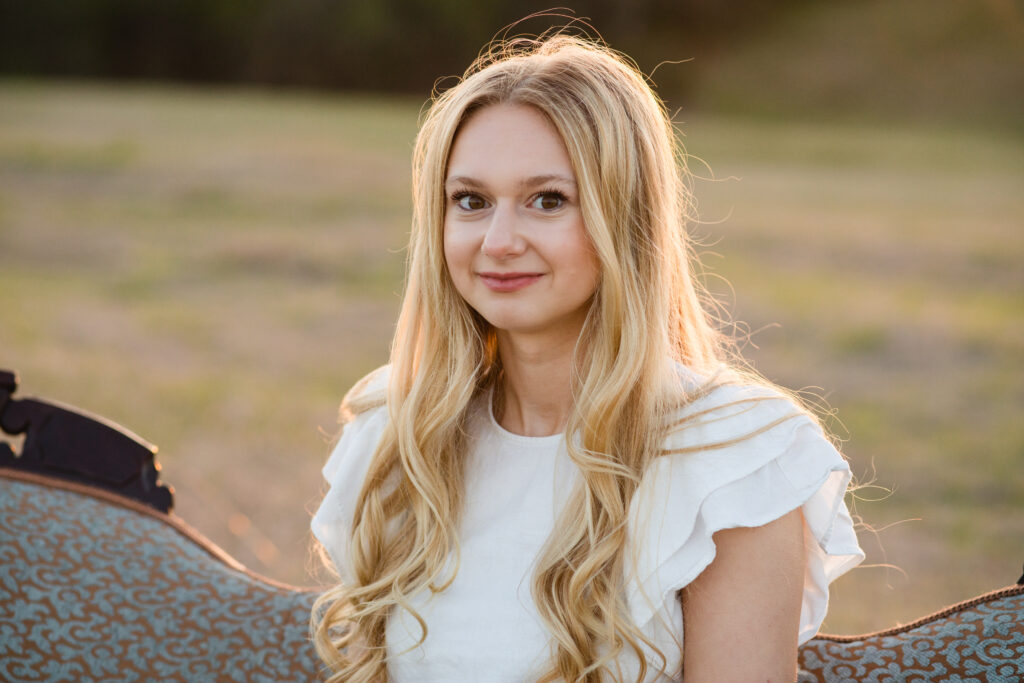 Outdoor senior photos in North Texas