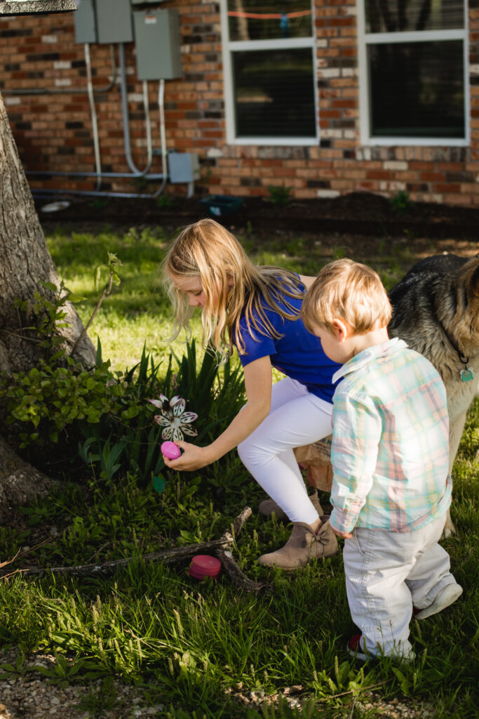 Intentional Easter activity for family - meaningful egg hunt