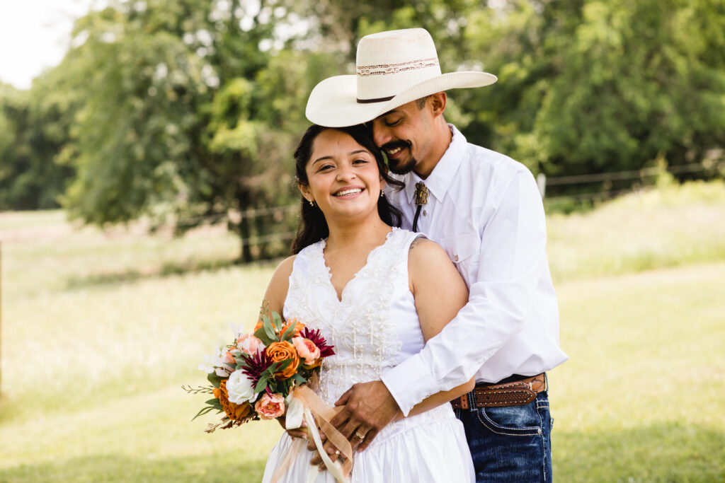 North Texas Outdoor Wedding - Bride and Groom Portraits