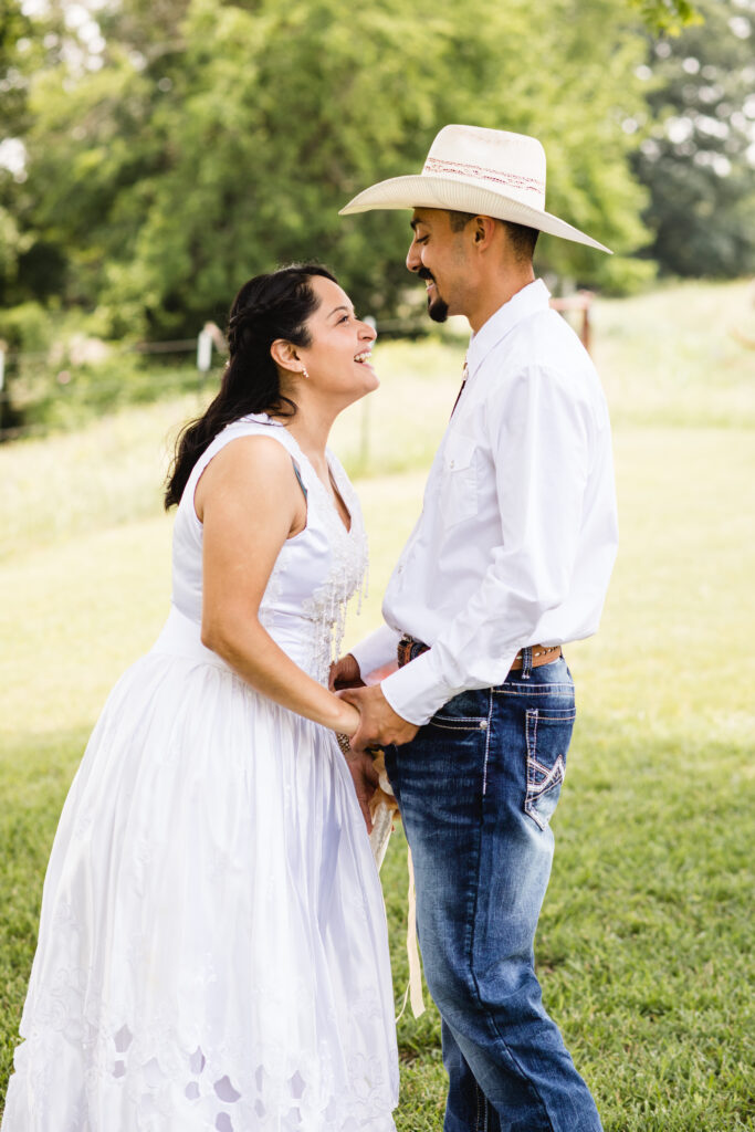 North Texas Outdoor Wedding - Bride and Groom Portraits