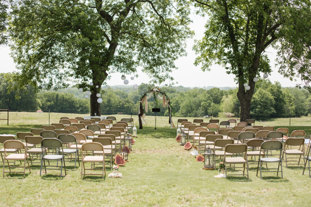 North Texas Outdoor Wedding Ceremony