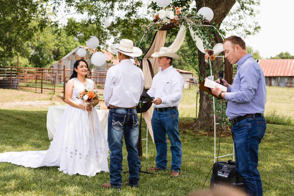 North Texas Outdoor Wedding