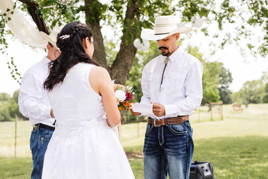 North Texas Outdoor Wedding