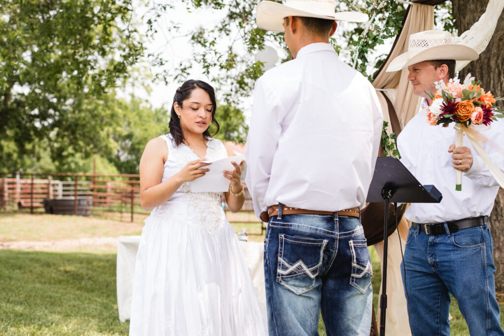 North Texas Outdoor Wedding