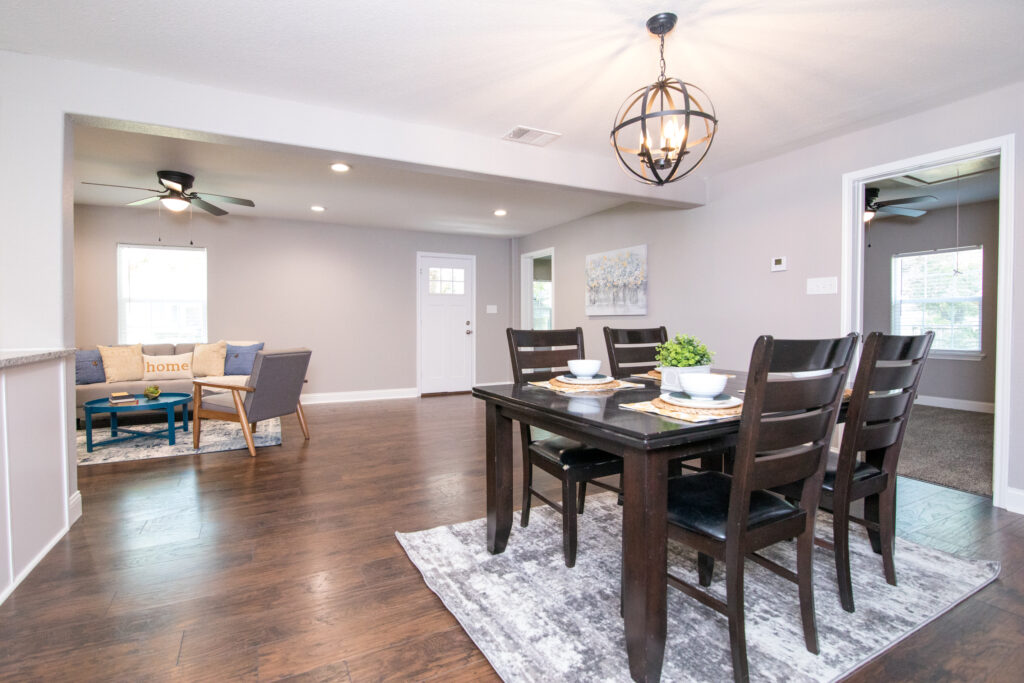 Interior of renovated house