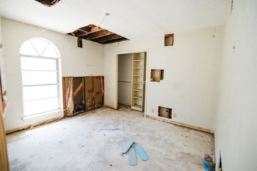 renovating a house