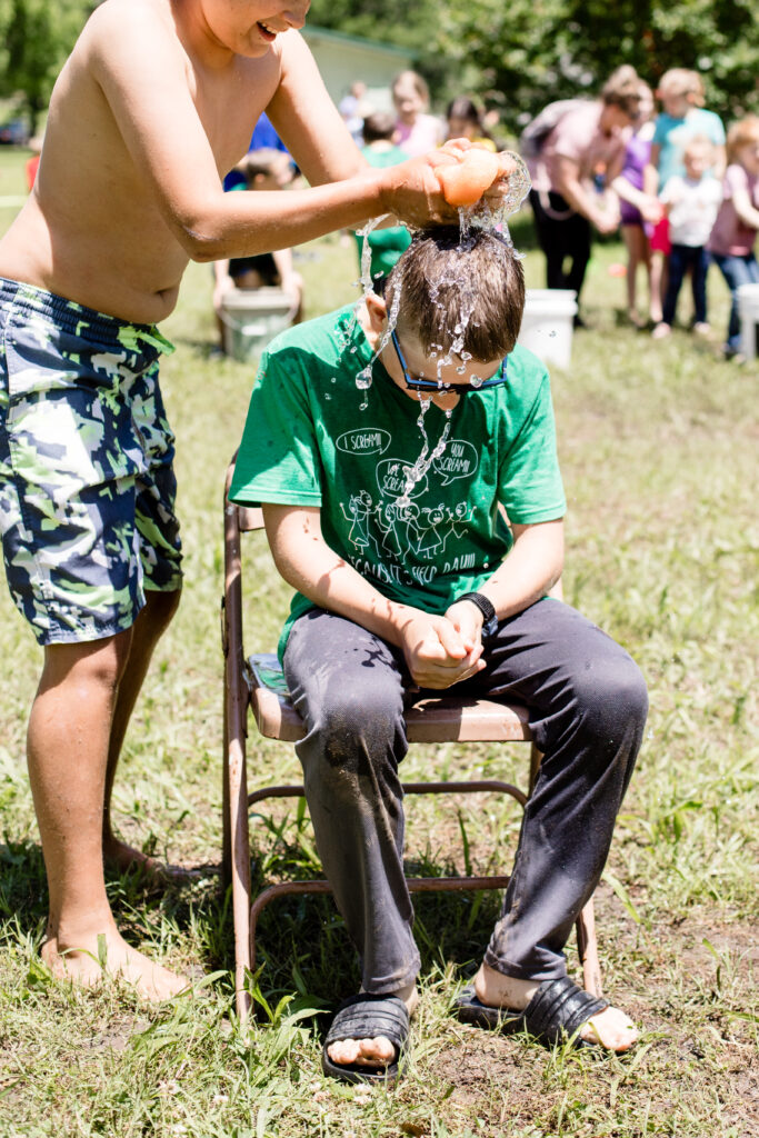 Homeschool field day water games