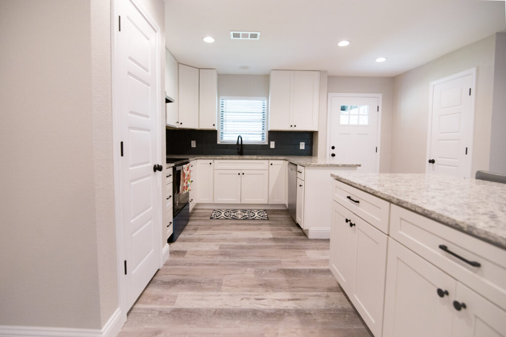 Kitchen of renovated house